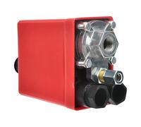 CashMuch Pressostat pour compresseur d'air 4 voies vertical monotrou portée 6-8 bar léger 297 g pour plusieurs modèles