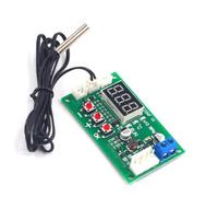 CashMuch PWM Contrôleur de vitesse de ventilateur de moteur avec sonde de température pour ventilateurs industriels, DC 12-48 V, circuit imprimé 70 x 40 mm, pour modèles EBM