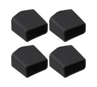 CashMuch Reacement Lot de 4 protections antidérapantes en caoutchouc pour pieds d'échelle pliables et télescopiques pour protéger le sol et améliorer la stabilité