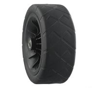 CashMuch Roue de rechange de 20,3 cm avec roulements pour chariot pliable tout-terrain, noir, capacité de charge de 300 kg