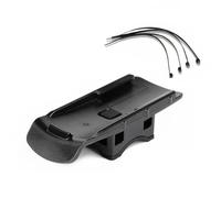CashMuch Support de vélo GPS pour Garmin eTrex 10/20/30, GPSMap 62, Oregon 200-550, Dakota 10/20 - Plastique pour support de vélo avec attaches de câble