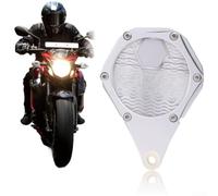 CashMuch Support de vignette de moto en alliage hexagonal pour scooter, cyclomoteur, quad - Affichage de tube d'assurance noir argenté (argent)