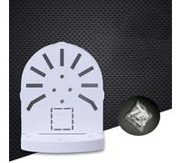 CashMuch Support mural pour caméra dôme, support d'angle droit en forme de L avec vis de montage, boîte de jonction en plastique ABS pour caméras de sécurité C6C/C6T/C6TC/C6HN/C6 Series, blanc