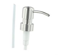 CashMuch Tête de pompe de rechange en acier inoxydable pour distributeur de savon de lotion de taille standard 28/400 avec joint anti-fuite pour salle de bain et cuisine (A)