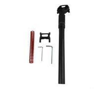 CashMuch Tige de selle de vélo de montagne amortissant les chocs en alliage d'aluminium 350 mm (33,9 mm par cale)