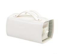 CashMuch Trousse de maquillage de voyage étanche avec plusieurs compartiments pour femme, Voir image, Blanc