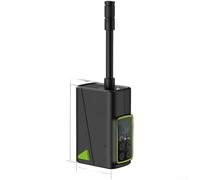 CashMuch Ultraléger pour vélo pompe électrique 150 psi portable gonfleur de pneu de poche pour vélo moto gonfleur de pneu double écran d'affichage