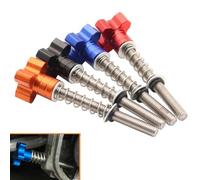 CashMuch Vis de réglage de la vitesse de ralenti de carburant de motocross pour KTM EXC 150/250/300 TPI et séries XC-W/TE/TX (2018-2022) - Rouge, orange, bleu, noir