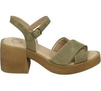 CA'SHOTT A/S Femme Casemily Cross Sandales Nubuck Talons, Vert Olive, 38 EU