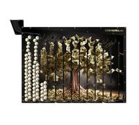 CashWall - Tirelire Murale pour Toute l’année - Économise 730€ - Défi d’épargne avec pièces de 2€ | Tirelire Non ouvrable - Retrait Uniquement Une Fois remplie | À Suspendre - pour Adultes et Enfants