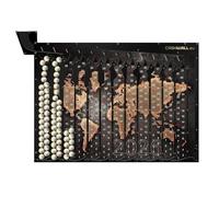 CashWall - Tirelire pour Toute l’année - Économise 365 € - Défi d’épargne | Tirelire Murale Calendrier 2026 - 365 Jours à 1 € | Retrait Une Fois remplie | À Suspendre - pour Adultes et Enfants