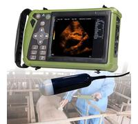Cashwise Échographe Portable B pour Animaux, Diagnostic de Grossesse vétérinaire avec sonde Convexe de 3,5 MHz, échographe vétérinaire pour bergers, Chiens, Chats et porcs