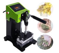 Cashwise Presse à Chaud Manuelle, Presse chauffante en Aluminium à Double Plaque 600 W, Machine d'estampage à Chaud Portable avec plaques chauffantes Doubles de 2,4 x 4,7 Pouces et écran LCD
