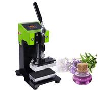Cashwise Presse à Chaud pour colophane Machine d'extraction Manuelle de colophane 6 * 12 cm Machine d'estampage à Chaud Presse à Chaud Haute Pression 600 W pour l'extraction de Fleurs et de Plantes