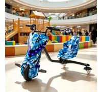 Cashwise Tricycle de Drift électrique pour Enfants, modèle 36 V 6in-E | Tricycle pour enfants à grandes roues avec dérapage à 360°, siège réglable, vitesse maximale de 19 km/h (12 mph)