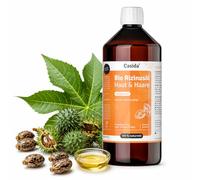 Casida Huile de Ricin Bio - Pressée à Froid pour Cheveux, Cils & Ongles - 1000ml