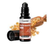 Casida Huile d'encens roll-on - Pour la tranquillité intérieure et la sérénité - Soutient la relaxation et la conscience - Huile essentielle pour le soin des arômes lors de vos déplacements - De la