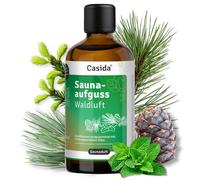 Casida Infusion de sauna à air forestier - Sauna frais avec huiles essentielles 100 % naturelles - Pin des lattes, pin de montagne, pin pin, aiguille d'épicéa, menthe poivrée - Sans parfums