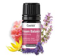 Casida Mélange de parfums pour femme avec sauge sclarée, géranium rose, lavande et huile d'ylang-ylang - 5 ml - huiles essentielles 100 % naturelles - Aromathérapie - Pour l'équilibre intérieur