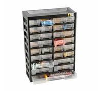 Allit 458100 Armoire à petites pièces, 1 pièce, noir/jaune