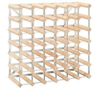 vidaXL Pinède Solide Casier à Bouteilles 42 Bouteilles Porte-Bouteilles Casier à Vin Bar à Vin Stockage Rangement Maison Intérieur