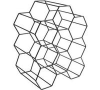 Casier à Bouteilles 9 cases Nid d'Abeille - MAYA - ALTOBUY Noir