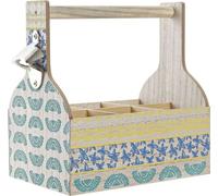 Casier à bouteilles DKD Home Decor 27 x 16,5 x 25 cm bleu turquoise bois MDF (2 pièces)