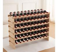 Casier à bouteilles en bois 60 bouteilles 6 niveaux Casier à vin Casier de cave