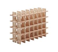 - Casier à bouteilles en pin massif brut 24 bouteilles