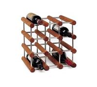 Casier à bouteilles Foppapedretti IlCantiniere 12 bouteilles Aluminium Bois Aluminium Noyer
