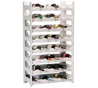 Casier à bouteilles modulable ARTECSIS 48 Bouteilles - Cave à vin en plastique, 60x28x106 cm (LxlxH), Blanc - Range bouteille