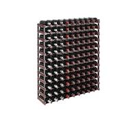 Casier à bouteilles pour 120 bouteilles Marron Bois pin solide
