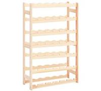 Vidaxl Casier À Bouteilles Pour 42 Bouteilles Pinède Beige
