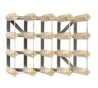 Casier à vin rangement pour 16 bouteilles traditionnel Wine Rack Co Chêne Clair