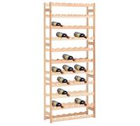 Casier à bouteilles - VIDAXL - Pinède - 77 bouteilles - Bois massif - Vintage