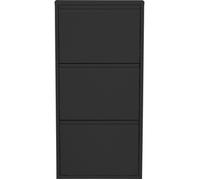 Casier à chaussures Caruso noir 3 tiroirs Kare Design