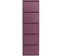 Casier à chaussures Caruso violet 5 tiroirs Kare Design