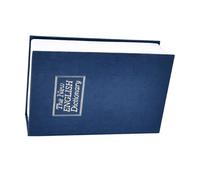 Casier À Clés De Sécurité En Forme Dictionnaire Coffre-fort Secret Avec Serrure À 3 Chiffres Boîte Rangement Pour Pièces Monnaie Et Argent Boîte Rangement Avec Verrouillage Par Mot