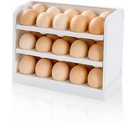 Casier À ?Ufs Pour Réfrigérateur, Conteneur De Rangement Empilable Pour Porte De Réfrigérateur, Peut Contenir 30 ?Ufs, Gain De Place (1 Paquet)
