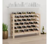 Casier à Vin 109,5x30x42 cm Bois de Pin Massif Porte-bouteilles Étagère vidaXL
