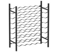 Casier à Bouteilles pour 72 Bouteilles Doré Métal Étagère à Vin Cuisine vidaXL