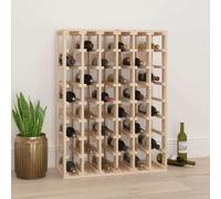Casier à Vin 58,5x33x60,5cm Bois de Pin Massif Porte-bouteilles Étagère vidaXL