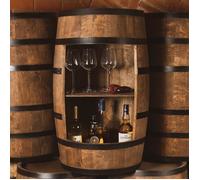 Casier à Vin - Creative Cooper - Tonneau en Bois - 80cm - 40 Bouteilles - Wengé