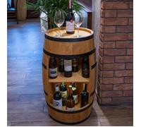 Casier à Vin - Creative Cooper - Tonneau en Bois - 80cm - Capacité 40 Bouteilles - Chêne