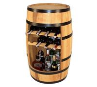 Casier à Vin - Creative - Minibar en Bois - 30 Bouteilles - 80cm - Chêne Vintage