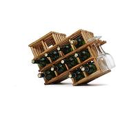 Casier à vin de bureau en bois massif style européen variété simple décoration de maison rack (taille : #4) (#6)