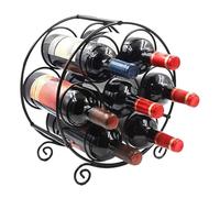 Casier à vin de comptoir | Étagère de forme ronde rétro - Pour salon, armoire, garde-manger, comptoir, cuisine, bar, festival, fête