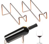 Casier à vin en acier inoxydable - Or rose élégant Vendos85