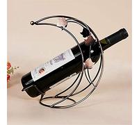 Casier à vin en fer en fil métallique demi-courbé, armoire rétro pour la maison, présentoir européen, restaurant, bar, bureau, cuisine, décorations artistiques, loisirs créatifs, vie intéressante