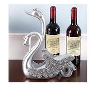 Casier à vin en résine porte-bouteille de vin casier à vin pour n'importe quel bar ou cuisine (couleur : jaune) (argent)